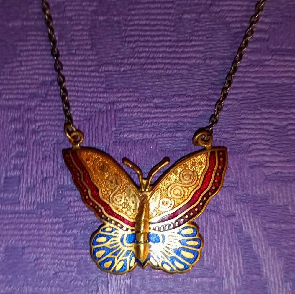 Metropolitan Museum of Art Butterfly Pendant Necklace MMA